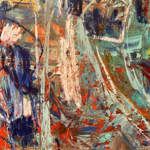 Original painting on wood byDorotaKormienko 24x30x2 deep - Picture 8 of 13